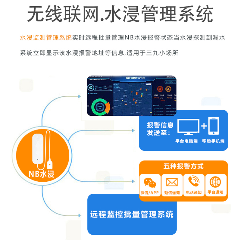 NB-IoT水浸探測傳感器物聯(lián)網(wǎng)漏水報(bào)警器SR-N06